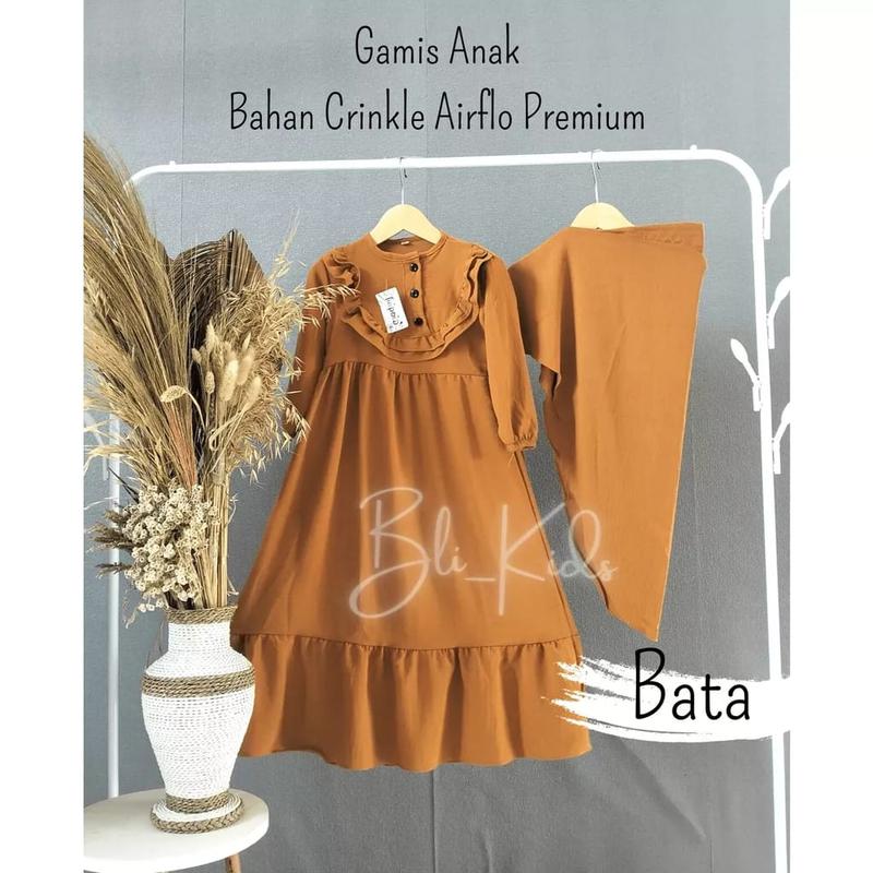 Product Introduction of Gamis Anak Perempuan Terbaru Bahan Crinkle Premium Airflow 21