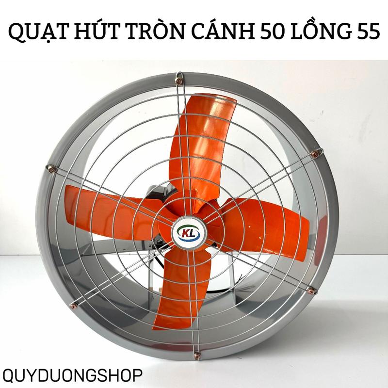 Product Introduction of Quạt Hút Tròn - Hướng Trục - Thông Gió Công Nghiệp Sải Cánh 500 ( Cả vành 550 ) . Điện 220V 18