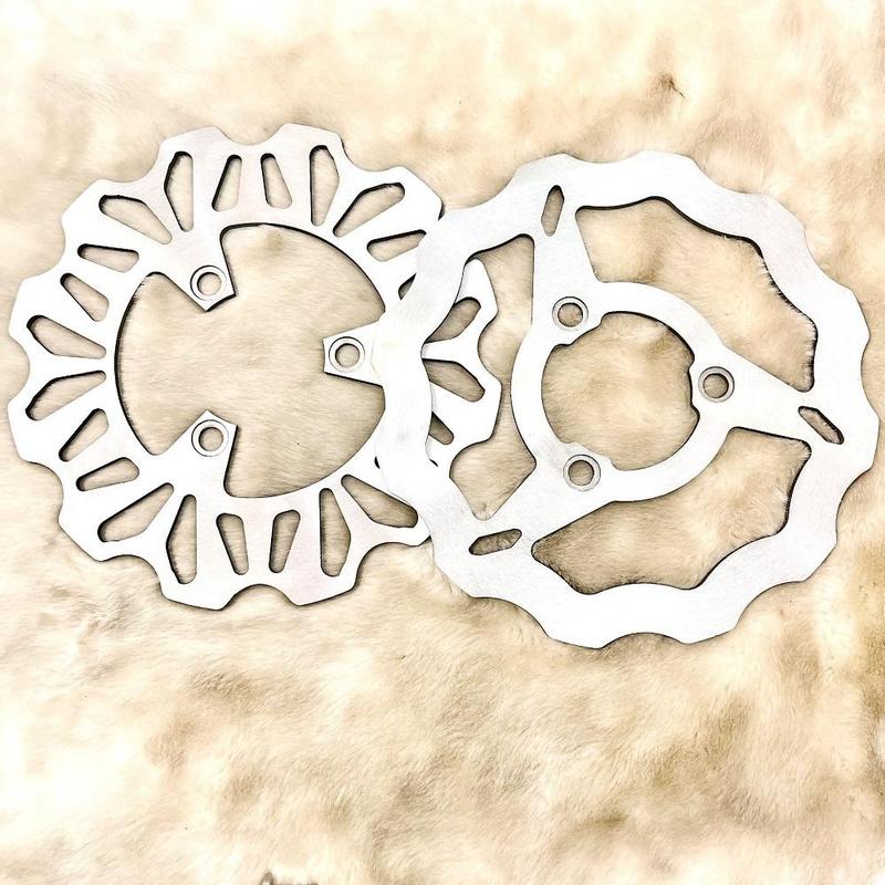 [ MẪU ĐĨA SAU RAIDER/SATRIA 220mm ]_Gắn mâm zin 3 lỗ __Đĩa phay chuẩn dày 4,5mm, chất liệu thép không rỉ