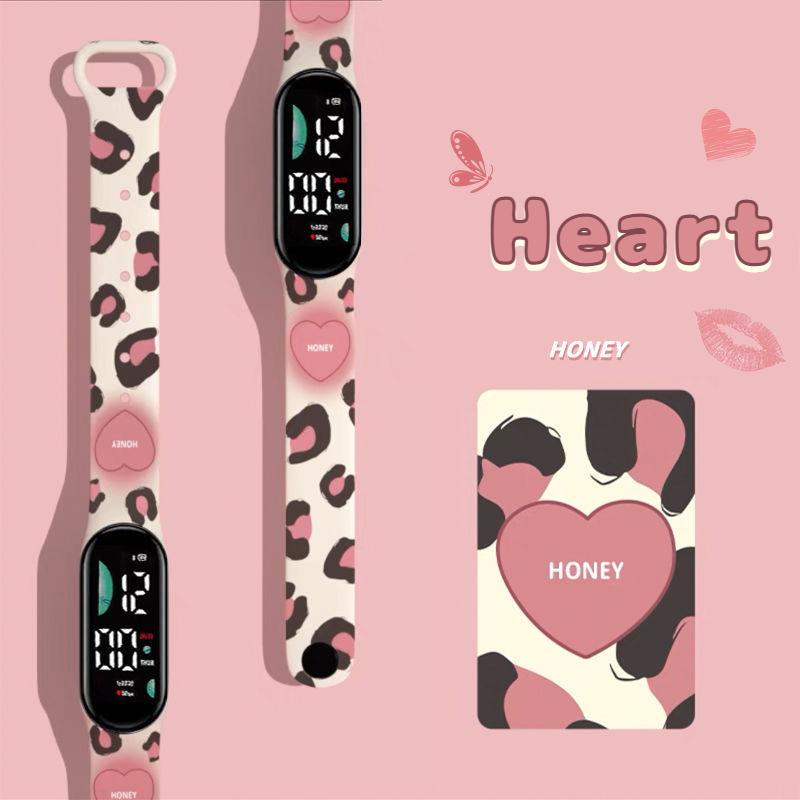 Product Introduction of Electronic Watch Men Anime Junior High School Children Students Sports LED Watch Fashion Trend Birthday 1