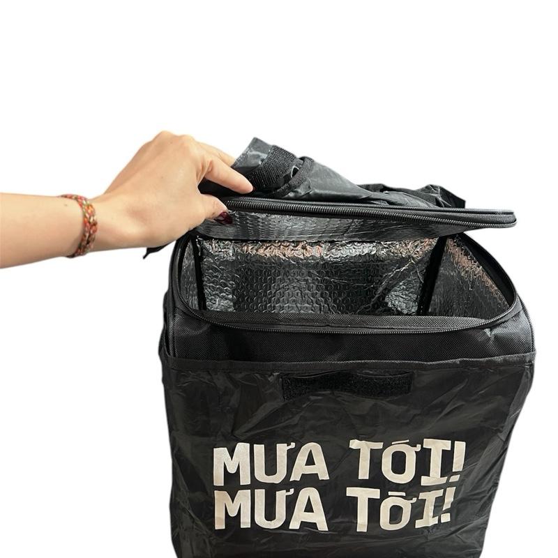 (XẢ KHO) ÁO MƯA TÚI GIAO HÀNG BEAMIN (Không kèm túi giữ nhiệt) 6
