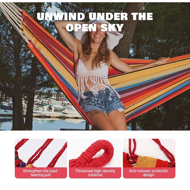 Product Introduction of Camping Hammock For Single  Portable Garden Yard Patio Leisure Parachute Hammock Swing Travel 27