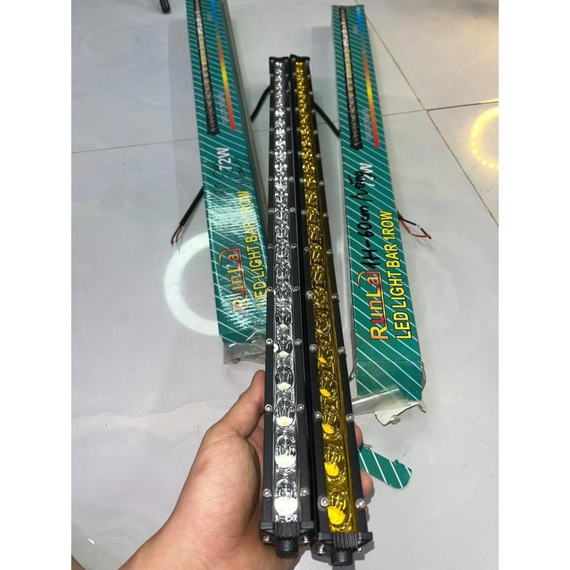 đèn led ô tô 1 hàng 60cm/80cm chạy từ 12v 24v đến 80v 1