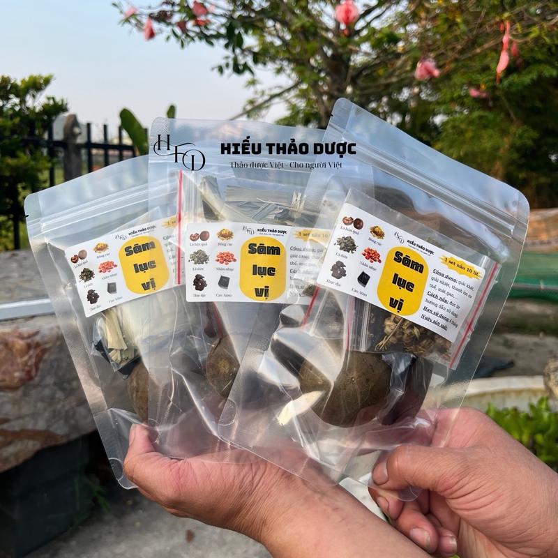 Combo 3 set nguyên liệu nấu SÂM LỤC VỊ - nấu được 30 lít - Hiếu thảo dược 1