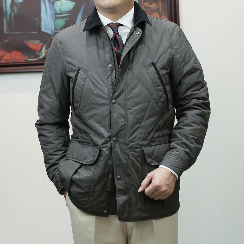  Áo Khoác Safari Jumper Hàn Quốc - Áo Khoác Ấm Trần Bông - Phối Cổ,Tay Nắp Túi Bằng Nhung Màu Đen - Classic Menswear Hàng Cao Cấp Jacket Tay Dài  nam áo phao 