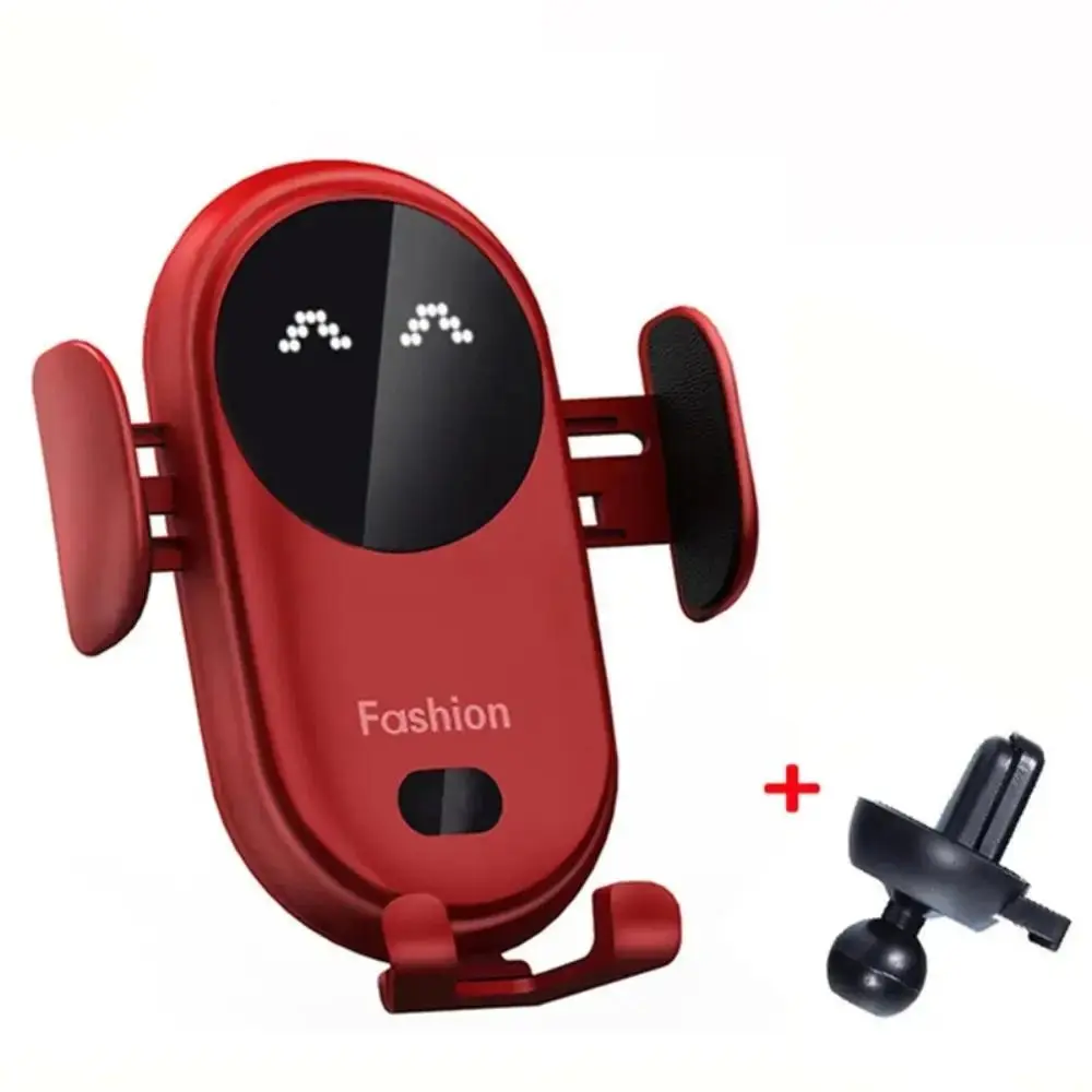 Car Wireless Charger, Car Wireless Charger with Intelligent Infrared Sensor, Fast Charging Car Phone Holder for Air Outlet