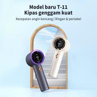 Gambar Dreamland Mart DL Kipas Angin 13000PRM High-speed 199 Gear LED Digital Display Pendinginan Cepat USB Kipas Genggam & Meja Serbaguna Panjang 12cm Pink - Pink dari Dreamland Mart Kab. Tangerang 4 Tokopedia