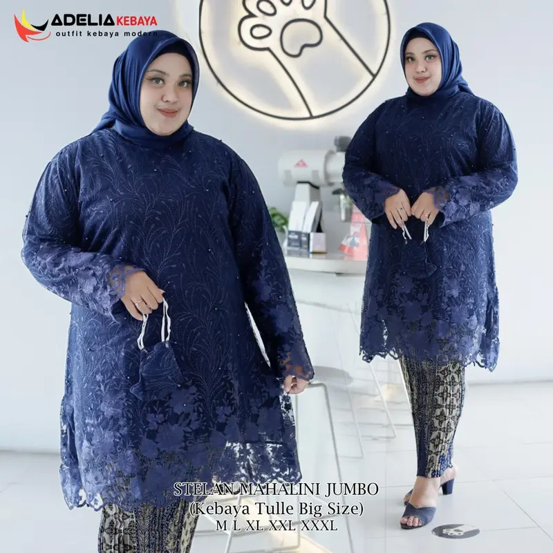 selamat datang di toko aulia kebaya store ( COD ) SET KEBAYA TUNIK MAHALINI JUMBO LD 130 - KEBAYA BIG SIZE TERBARU - OUTFIT PESTA TERBARU KEBAYA YANG COCOK UNTUK ACARA PESTA DAN KONADNGAN Atasan Batik Bawahan Panjang Setelan Wanita Kondangan Wisuda 6