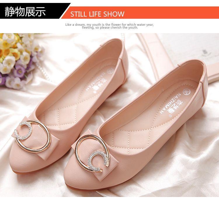Product Introduction of Giày Nữ Tods, Baimuniao, Đế Mềm, Da Mềm, Thích Hợp Cho Mùa Lò Xo Và Mùa Thu, Giày Sữa, Giày Đế Bằng Thoải Mái Thường Ngày Mùa Hè, Hàng Mới Về 11