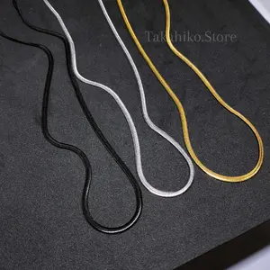 KALUNG Model Pipih(0,4mm) Pria Wanita Anti Karat