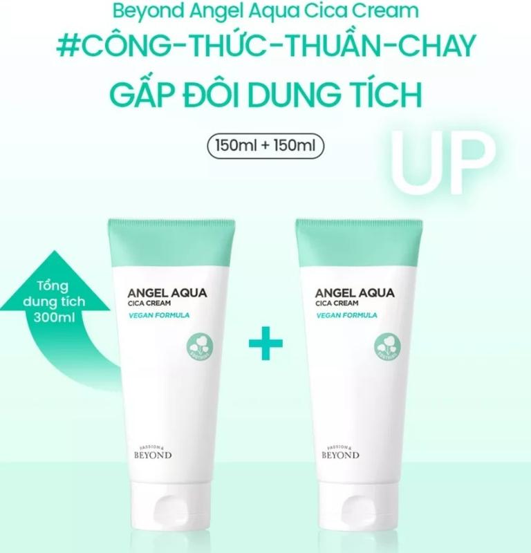   Date 8 2026  Kem dưỡng Phục hồi Beyond Angel Aqua Cica Cream 1+1  300ml  - 10275025 