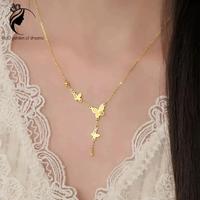 Gambar Dilapisi emas 18 karat Kalung kupu model baru simpel dan elegan kalung dari Garden of DreamsS5 Kota Administrasi Jakarta Barat 1 Tokopedia
