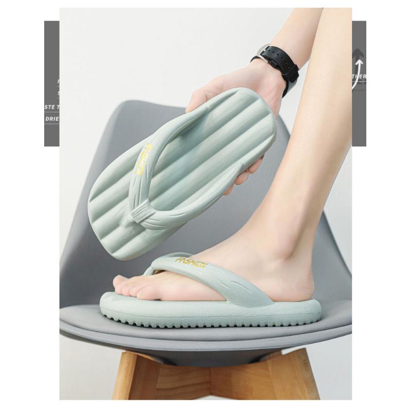 Product Introduction of Men Wear 2024 Hot Super Soft Thick Sole Anti-slip Anti-odor Lightweight Outdoor Home Clip-on Slippers 41