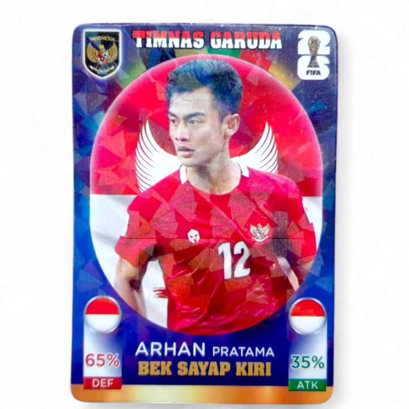 FOTO KOLEKSI PEMAIN TIMNAS INDONESIA / FOTO CARD TIMNAS INDONESIA HOLOGRAM / FOTOCARD HOLOGRAM 4