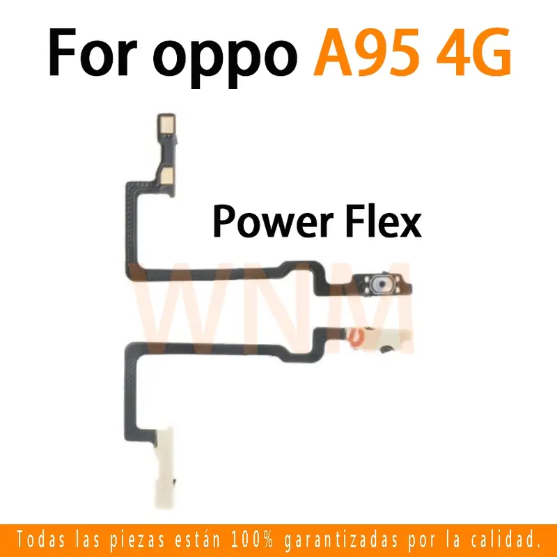 Nút Nguồn, Mới, Cho Oppo A74 4G / A95 4G CHP2365 CPH2365, Nút Công Tắc Bật / Tắt Linh Hoạt, Phím Bên, Âm Lượng Lên Xuống Cáp Linh Hoạt 4