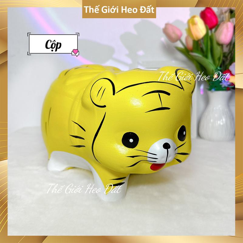 Heo đất tiết kiệm đẹp giá rẻ ống con lợn hình Cộp Doraemon Helo Kitty Gấu dễ thương size to lớn vừa