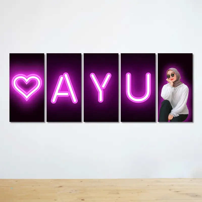 Hiasan Dinding Dekorasi Kamar Huruf Wall Decor Aesthetic - AYU 0