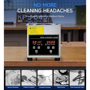 USEA Mesin Pembersih Perhiasan Ultrasonic Temperature Multifungsi 2L - KZ-D2