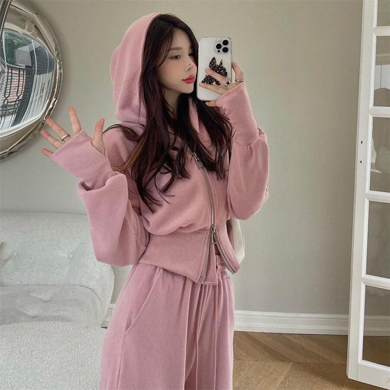 Product Introduction of Bộ Đồ Thể Thao, Thời Trang Thu Đông, Thanh Lịch, Dành Cho Phụ Nữ, Đầu Thu, Áo Len Có Mũ Trùm Đầu, Mỏng Và Rộng Rãi, Phong Cách Hàn Quốc, Bộ Đồ Hai Mảnh Thường Ngày Thích Hợp Cho Học Sinh Women Top 9