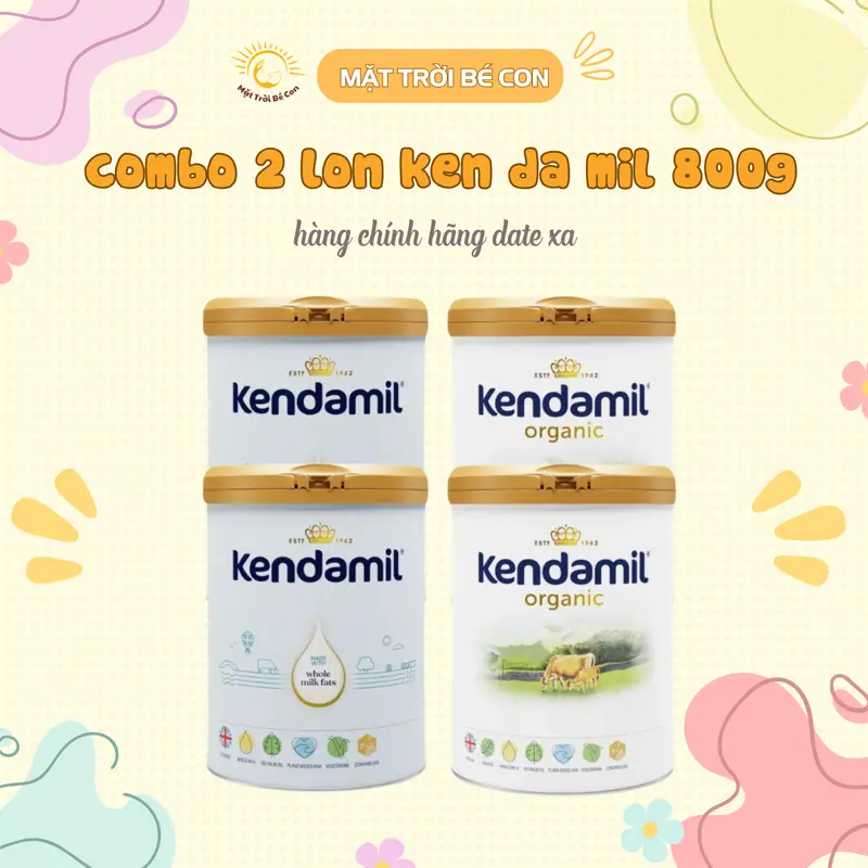 [combo 2 lon] sữa CT tăng trưởng Ken DA Mil Ngyên Kem Nhập KHẩu Anh Quốc Lon 800g hỗ trợ chiều cao và tiêu hóa 0