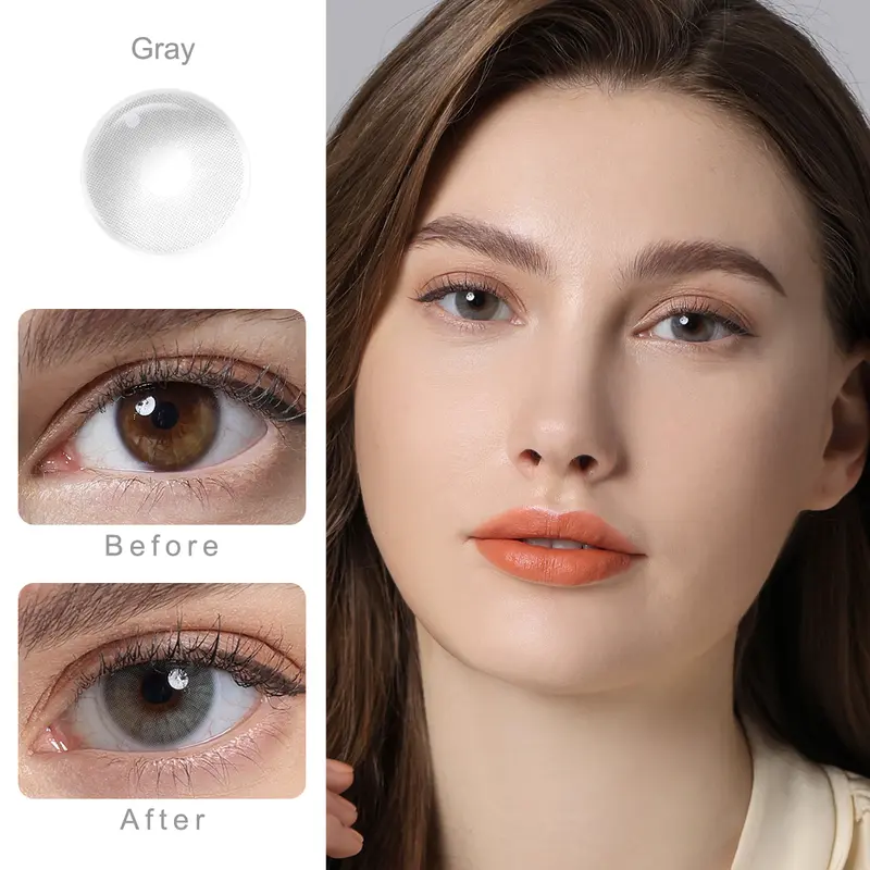 (COD)MAGISTER 1 Pasang Lensa Kontak Warna Diameter 14MM Softlens  Mata  Korea Color Contact Lens Eye Wajah 3