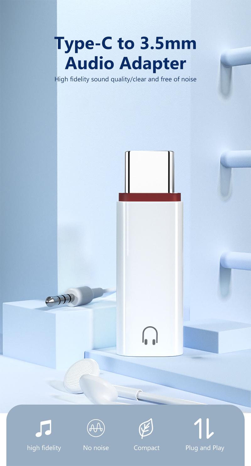 Product Introduction of Bộ chuyển đổi phù hợp cho tai nghe Apple 3,5 mm sang nghe âm thanh của Apple Bộ chuyển đổi iOS dây  sạc Phụ Kiện Nghe Nhạc 10