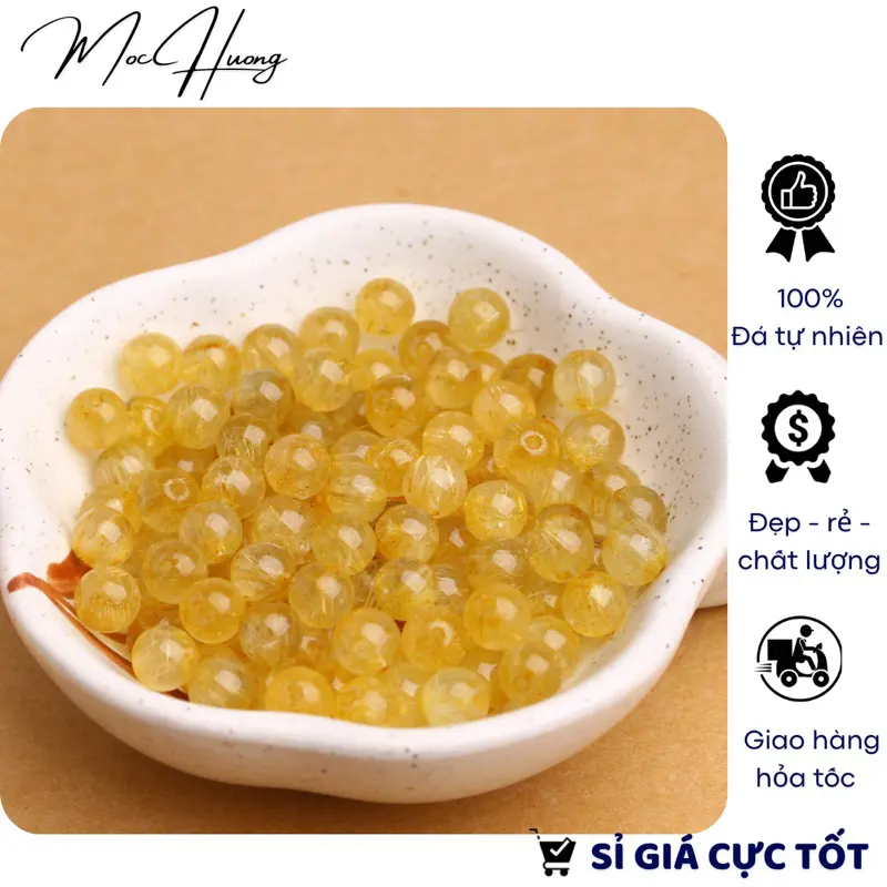 [TỰ NHIÊN 100%] Hạt T. A Tó.c và.ng làm đồ handmade 0