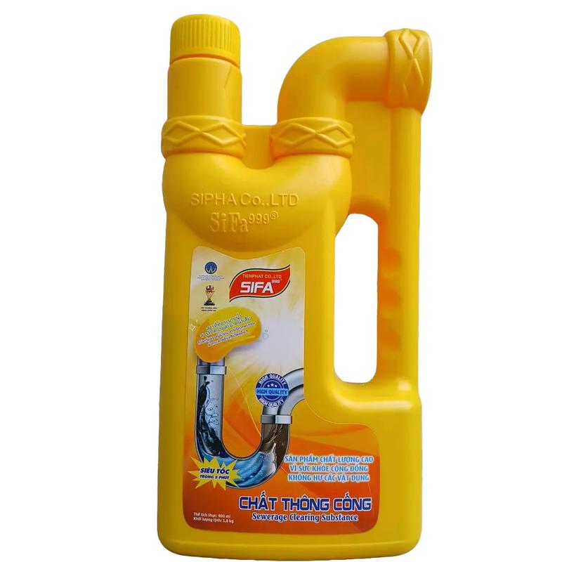 Chất thông cống nghẹt SIFA 1,4kg, 1,6kg - hàng cao cấp, Làm Sạch hiệu quả sau 5 phút. tẩy bồn bột thống