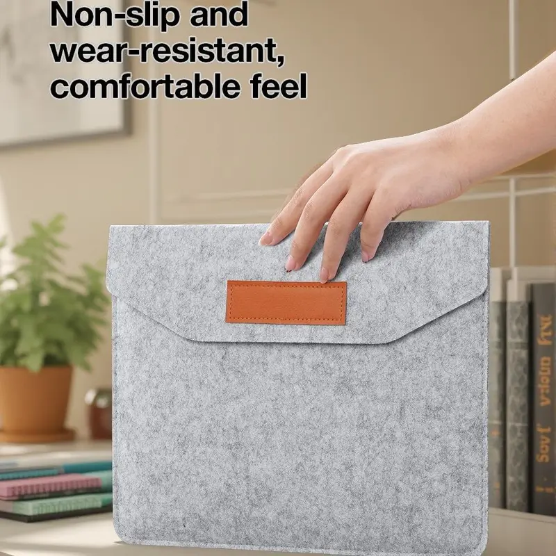 Solid Color Felt Tablet Case, Portable Tablet Storage Bag, Tablet Protective Cover for iPad, Huawei, Samsung, Xiaomi 6