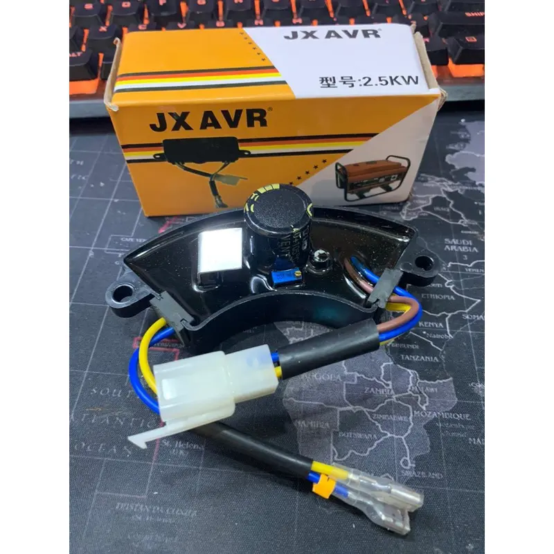 [Ảnh thật] AVR máy phát điện 2,5kw - AVR máy phát điện vỏ nhựa 6 dây 0