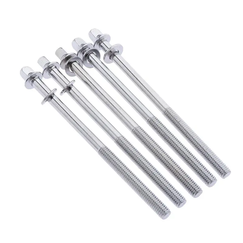 Thanh Căng Trống, Bộ 5 Cái, Kích Thước 108mm x 6mm, Thích Hợp Cho Tom Và Snare, Được Sử Dụng Để Xây Dựng Và Sửa Chữa 2