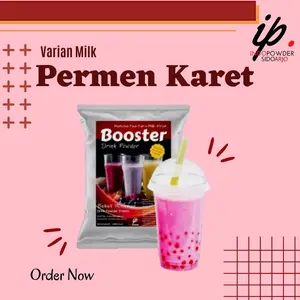 Bubuk Minuman es PERMEN KARET 1Kg - PERMEN KARET Pink - INDOPOWDER