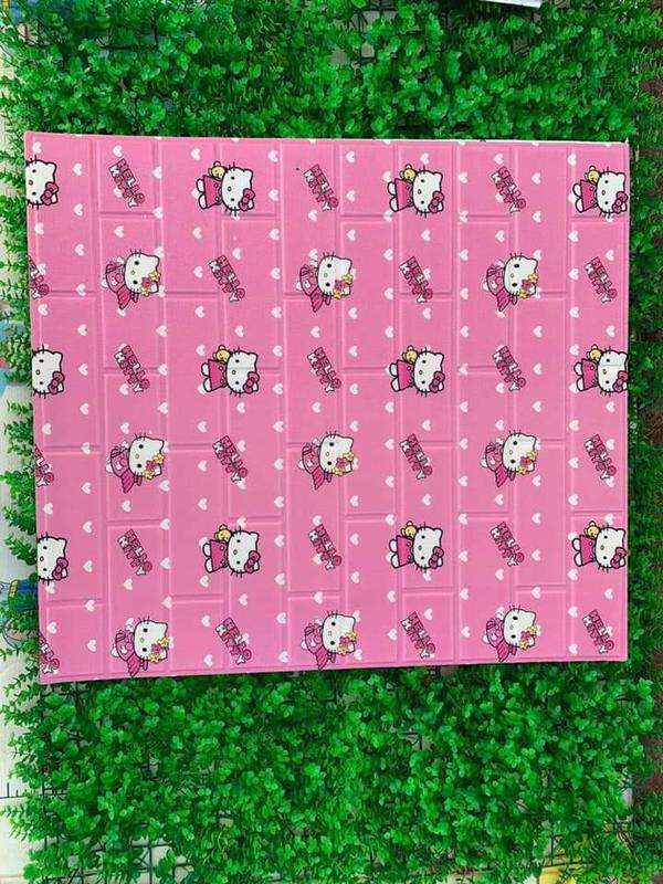 Xốp Dán Tường Hoạt Hình Vui Nhộn Siêu Đẹp. Kích Thước 70x77cm Có Keo Sẵn puffy sticker miếng dán phản quang cờ phòng vệ sinh ốc sên xanh 1