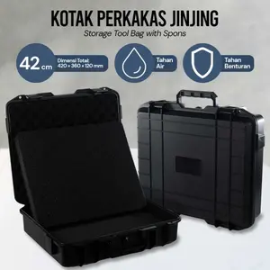 BOUSSAC Kotak Perkakas Jinjing Storage Tool Bag with Spons - PP3