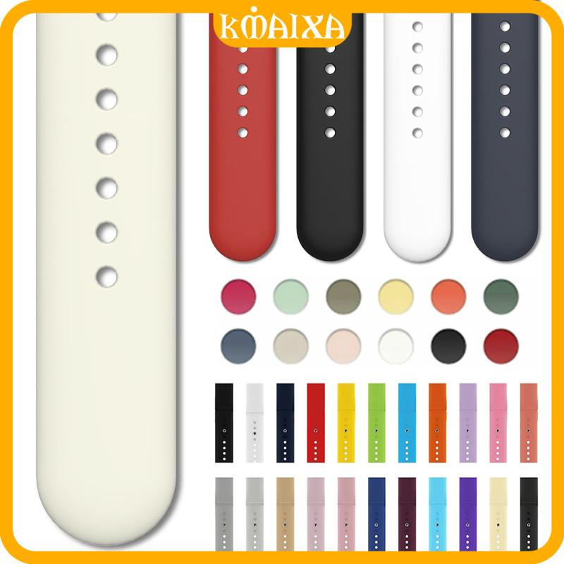 Silicone Strap for IWatch Apple Watch Series 11 10 9 8 7 6 5 4 3 Ultra 3 2 Se 3 2 49mm 46 45 44 42 41 40 38mm Soft Rubber Replacement Band Accessories for Tali Jam Tangan Smartwatch I8 S10 S8 S9 Pro Max T900 T800 Ultra 8 MAX 9 PRO S20 T500