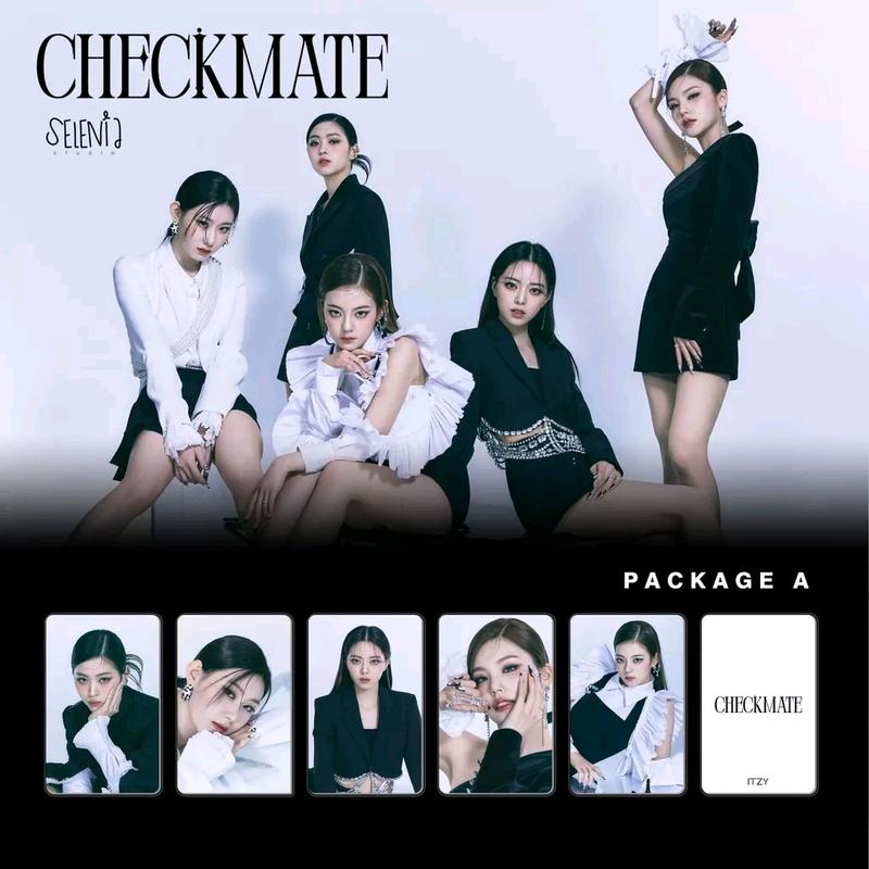 Paket Photocard Premium Kpop ITZY - Checkmate Un-official by Selenia Studio Set Full Member Cantik, Murah, Lucu 0