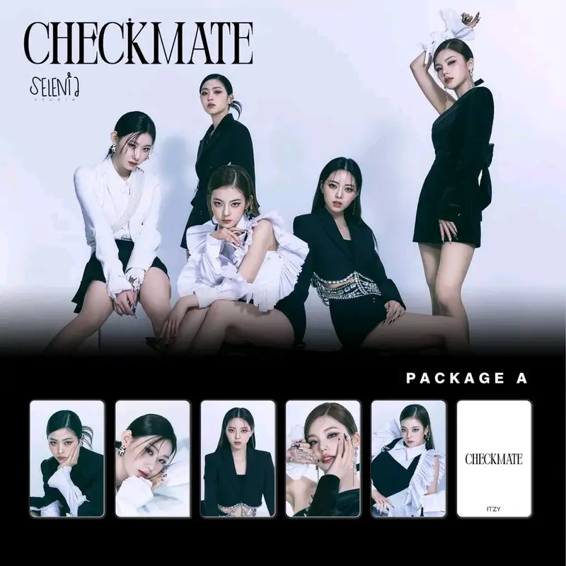 Paket Photocard Premium Kpop ITZY - Checkmate Un-official by Selenia Studio Set Full Member Cantik, Murah, Lucu 0
