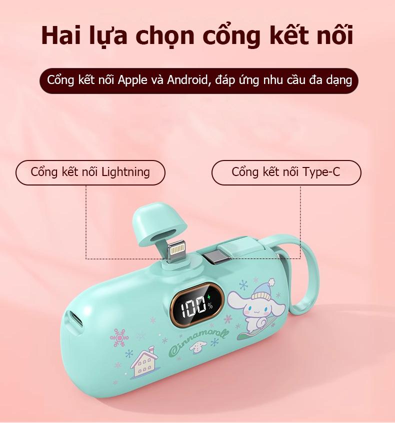 Product Introduction of Pin sạc dự phòng 5000mA cho điện thoại iPhone và Android,sạc dựng phòng mini,sạc dự phòng ip 7