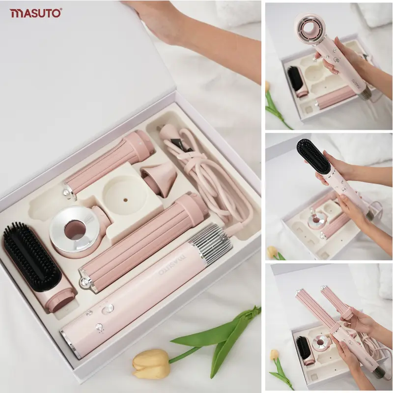 Máy Sấy Và Tạo Kiểu 5 Trong 1 Masuto AirStyler Công Nghệ Ion Bảo Vệ Tóc Tạo Kiểu Bảo Hành 24 Tháng 1