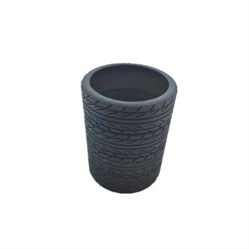 Stacked Tire Shaped Pen Holder, 1 Count Creative Desk Stationery Organizer for Office, School, Home, Teacher Gifts 3