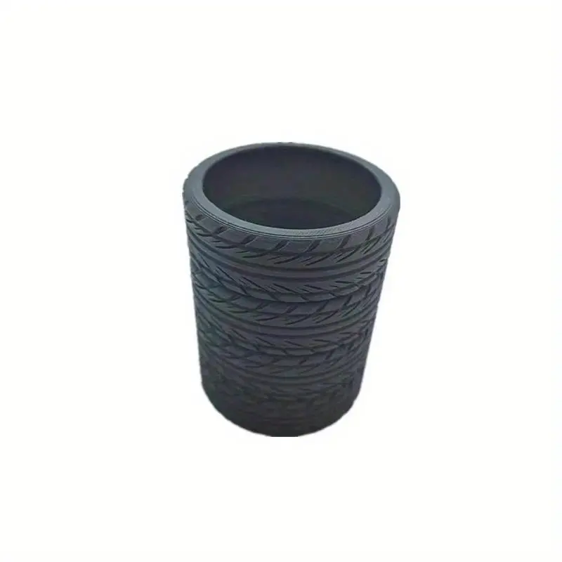 Stacked Tire Shaped Pen Holder, 1 Count Creative Desk Stationery Organizer for Office, School, Home, Teacher Gifts 3