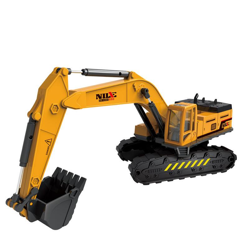 Mô hình xe xúc bánh xích cao su bằng nhựa ABS cứng cáp 360 độ kích thước lớn tỷ lệ 1:55 - Toy Đồ Chơi 5