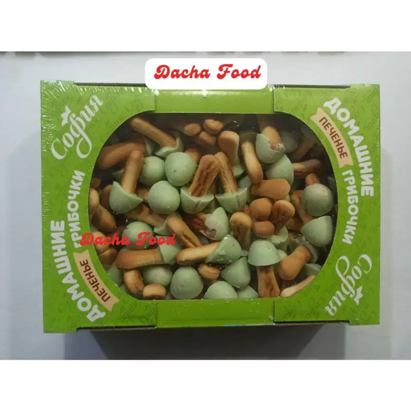 Bánh quy nấm socola Sofia của Nga - Bánh quy giòn, mũ nấm từ socola thơm ngon, bổ dưỡng được rất nhiều bạn nhỏ yêu thích - Dacha thực phẩm Nga 2