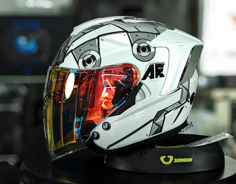 Mũ Bảo Hiểm 3/4 2 Kính RSV R05 Helmet - Mũ Bảo Hiểm Chính Hãng 7