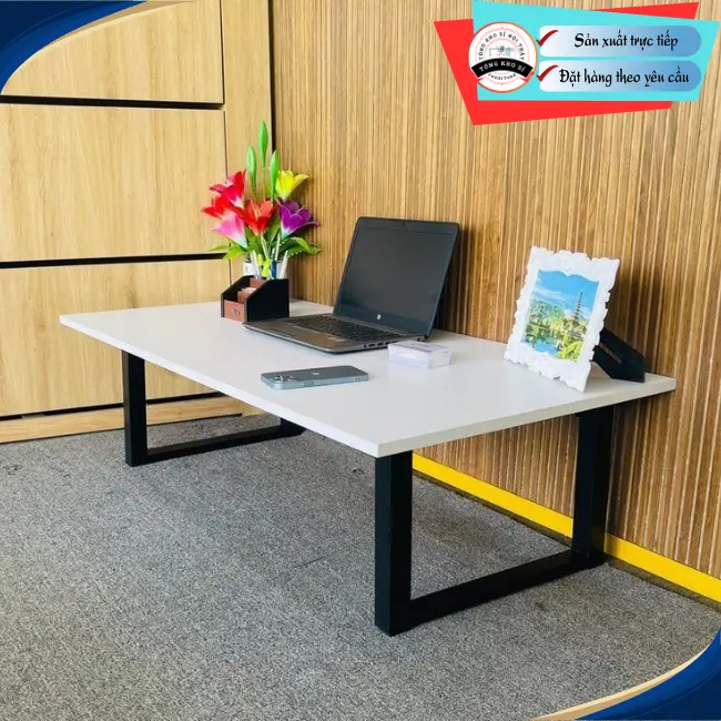 Bàn làm việc gấp gọn , bàn học ngồi bệt, bàn bệt kiểu nhật , chân bàn gấp gọn , đã lắp ráp sẵn 4