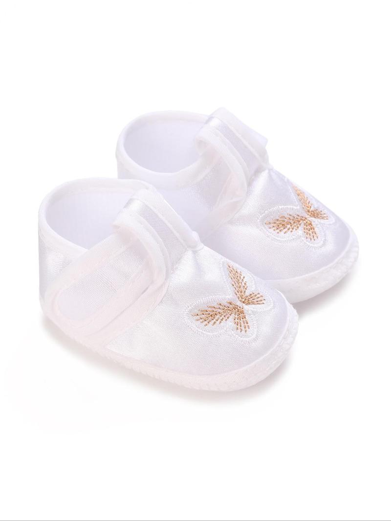 Product Introduction of Baby's Bow Decor Flower & Bowknot & Butterfly & Crown Design Flats, Cute Comfortable Lightweight Shoes, Newborn Infant Toddler Girls Shoes 5