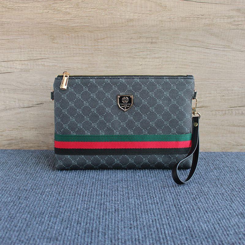 Product Introduction of High-End Clutch Bag Personality Trendy Fashion Men's Bag 2024 New Clip Bag Men's Handheld Bag Long Wallet Women 9