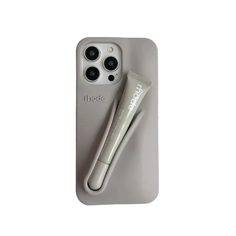 Rhode With Lip Gloss Phone Case For IPhone 16 15 14 13 12 11 Pro