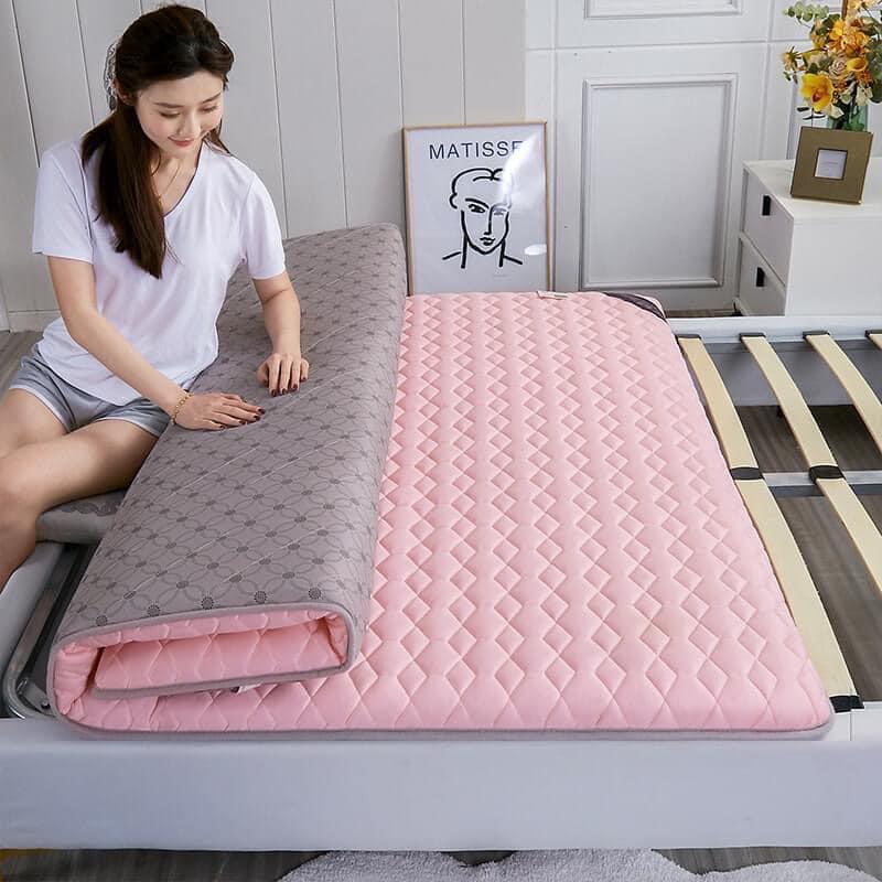 Product Introduction of Đệm Topper Mẫu Mới Cao Cấp Kháng Khuẩn Chống Bụi Cotton Double nem  van Pure Cotton Mềm mại nệm  cao su nệm  topper 24
