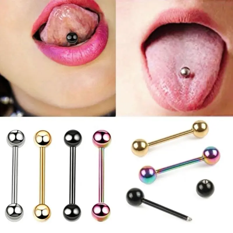 Tindik barbel / anting lidah / barbel lidah / anting alis/ anting bibir / barbel bibir/barbel kuping(bisa cod)